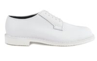 Mens dress shoe with white sole