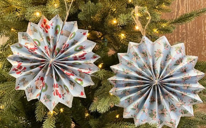 How to make paper christmas decoration