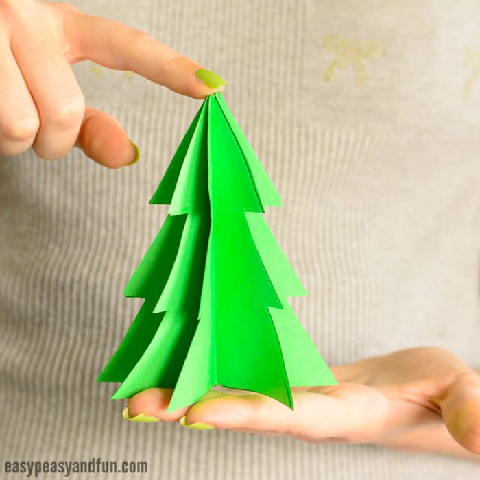 How to make a 3d christmas tree decoration