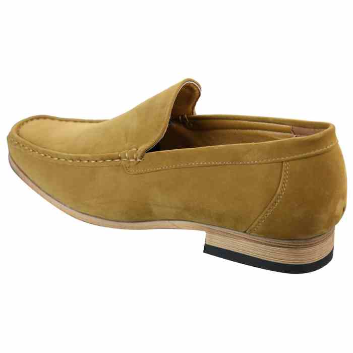 Mens casual dress shoes slip on