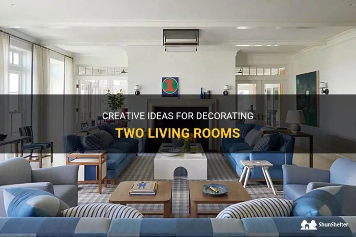 How.do decorate room with two opening