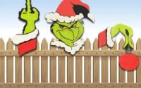 How to make a grinch yard decoration