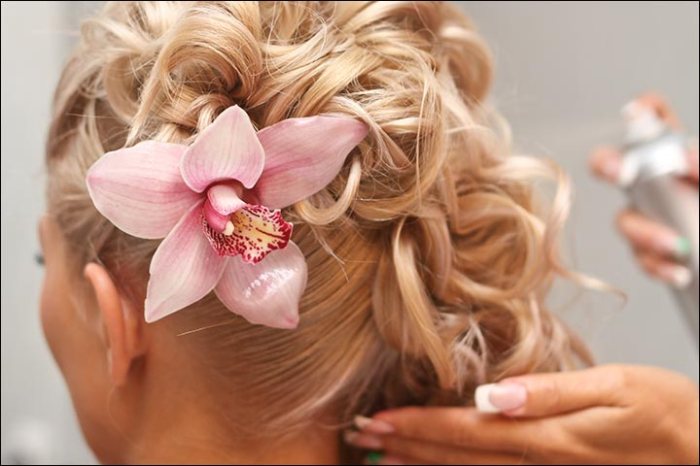 How to make flower decoration for hair