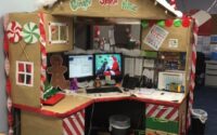 How to decorate your office at christmas