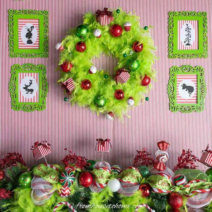 How to make a grinch yard decoration