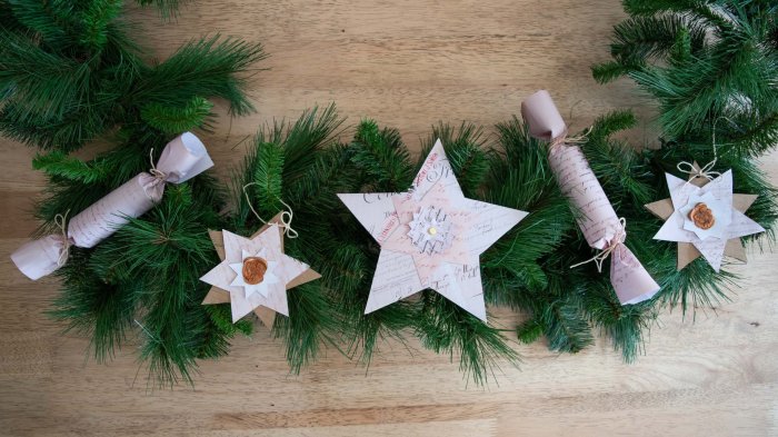 How to make paper christmas decoration