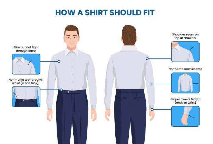 How to tell men's dress shirt size