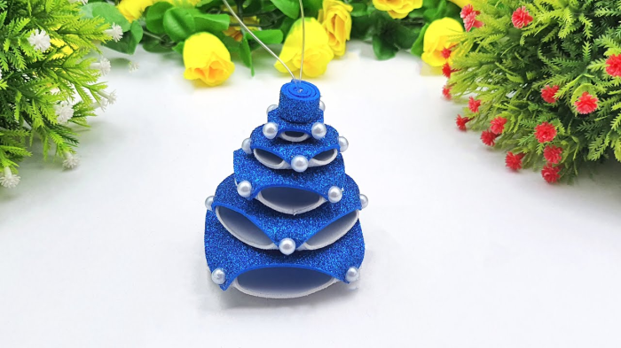 How to make a 3d christmas tree decoration