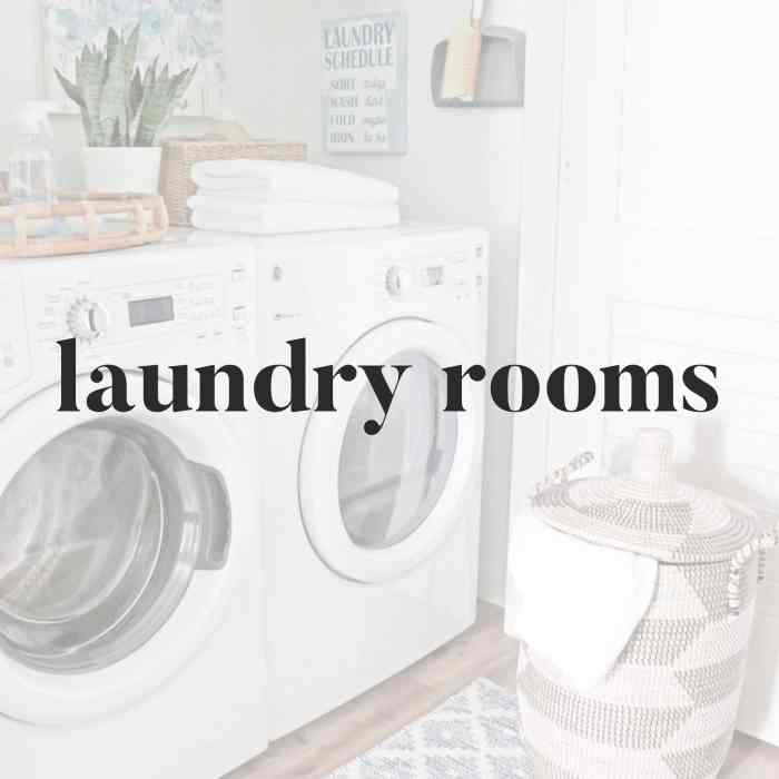 How to decorate your laundry room