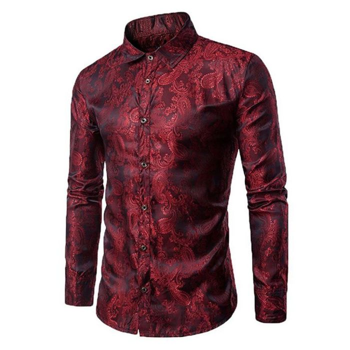 Mens casual dress shirts long sleeve