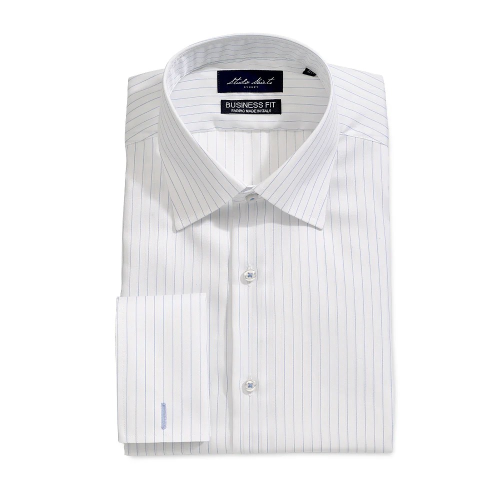 Pinstripe dress shirt mens